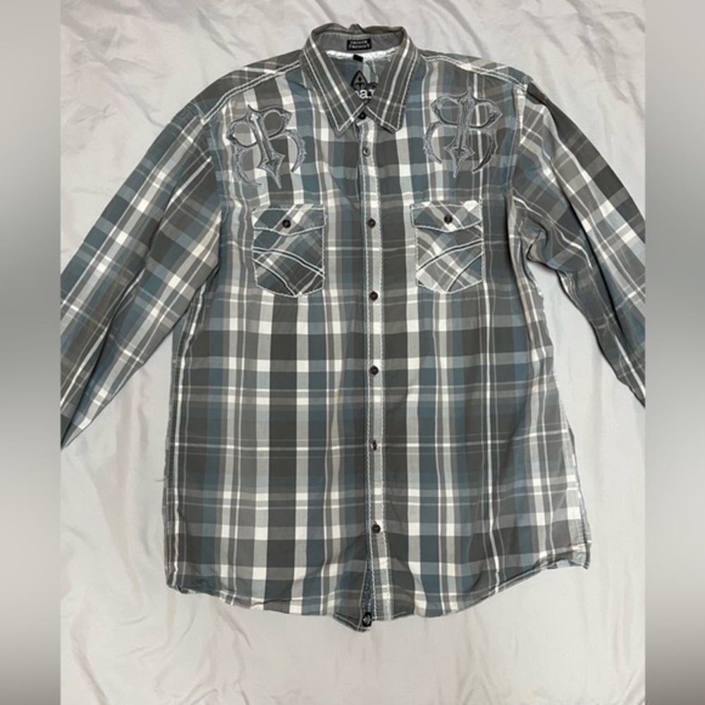 Men’s Roar Jag button up shirt XL